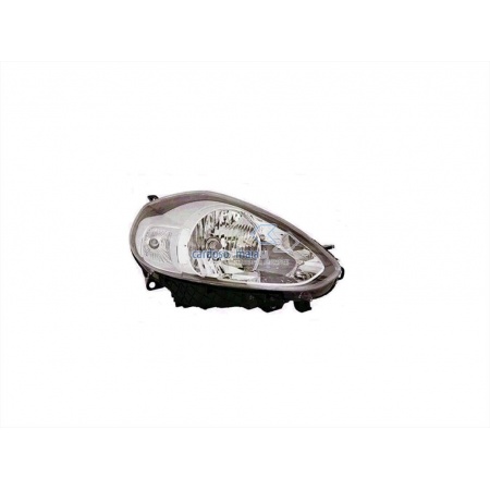 FAROL DRT.FIAT PUNTO EVO 11/09-12/16 H4 AF.ELECT.C/MOTOR (CROMADO)